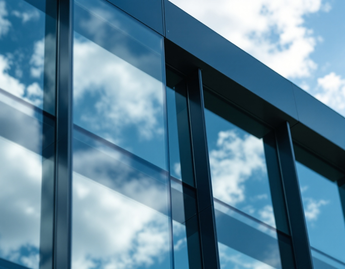 Commercial facade — solar control